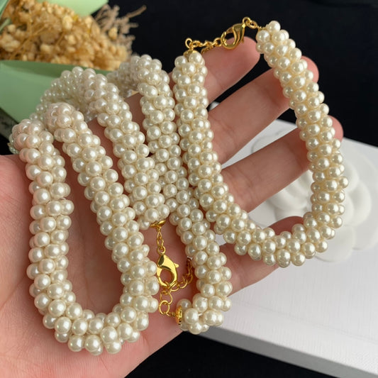 Vintage Jewelry Set Pearl