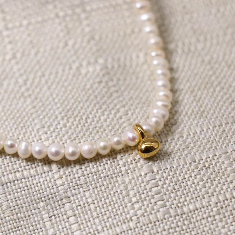 Gorgeous 24k Gold Plated Freshwater Pearls Necklace