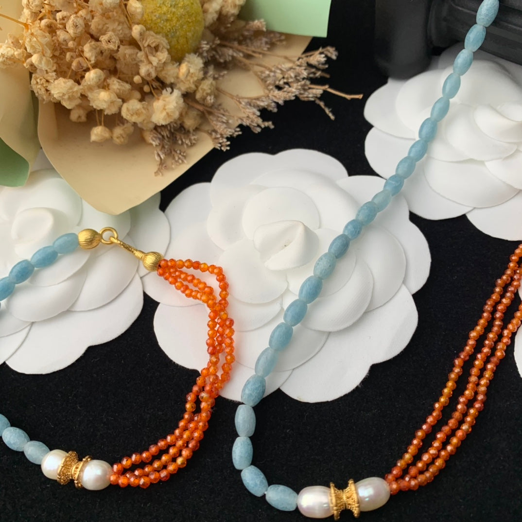 Vintage Jewelry Set Bracelet Necklace
