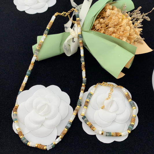 Vintage Jewelry Set Necklace Bracelet