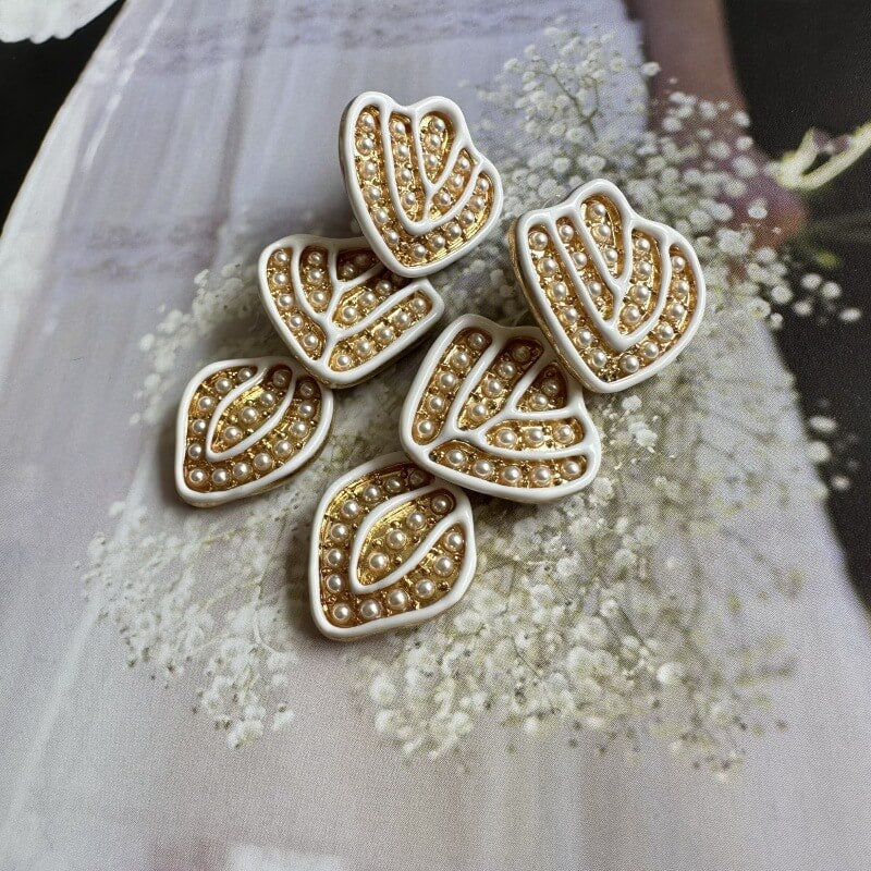 Hand-painted Enamel Diamonds Earrings Hypoallergenic Gold Plated Jewelry