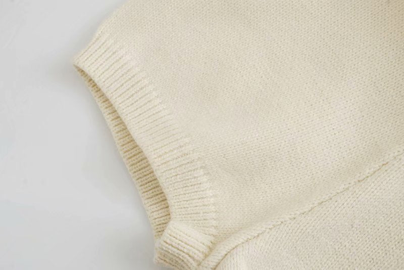 Comfy Single-breasted Knitting Jumpsuit Loungewear