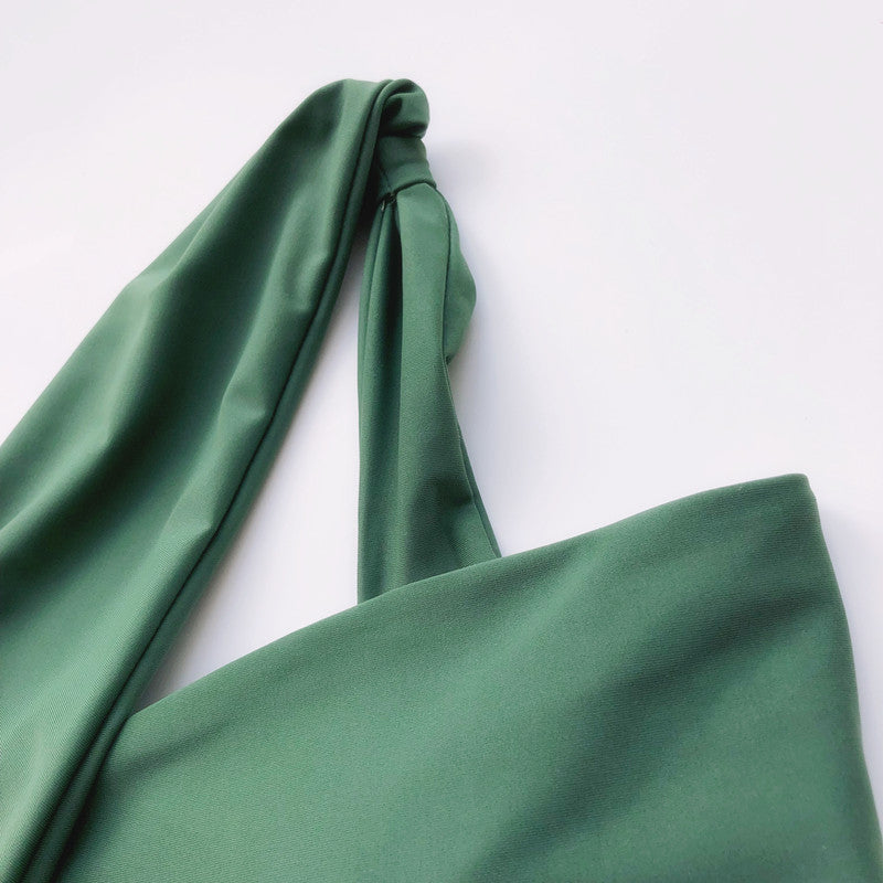 One-shoulder One-piece Swimwear