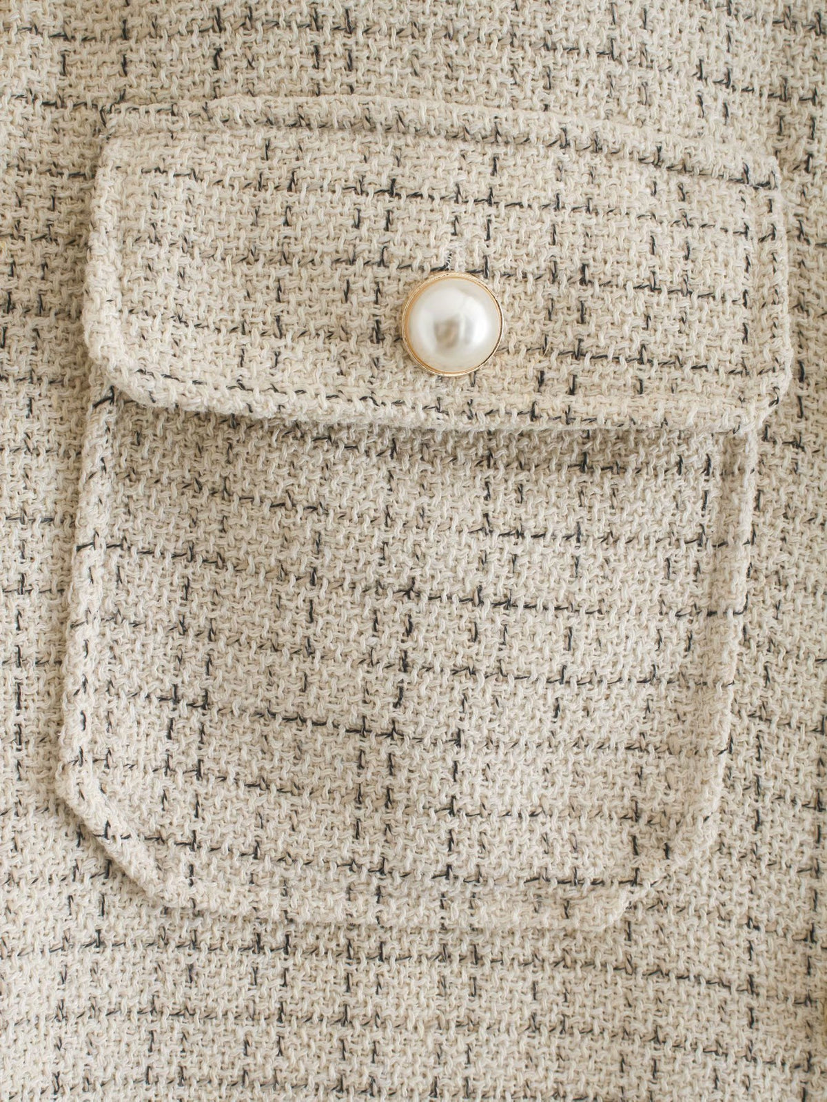 Plaid Style Shirt Jacket Lapel Single-breasted Cardigans Coat