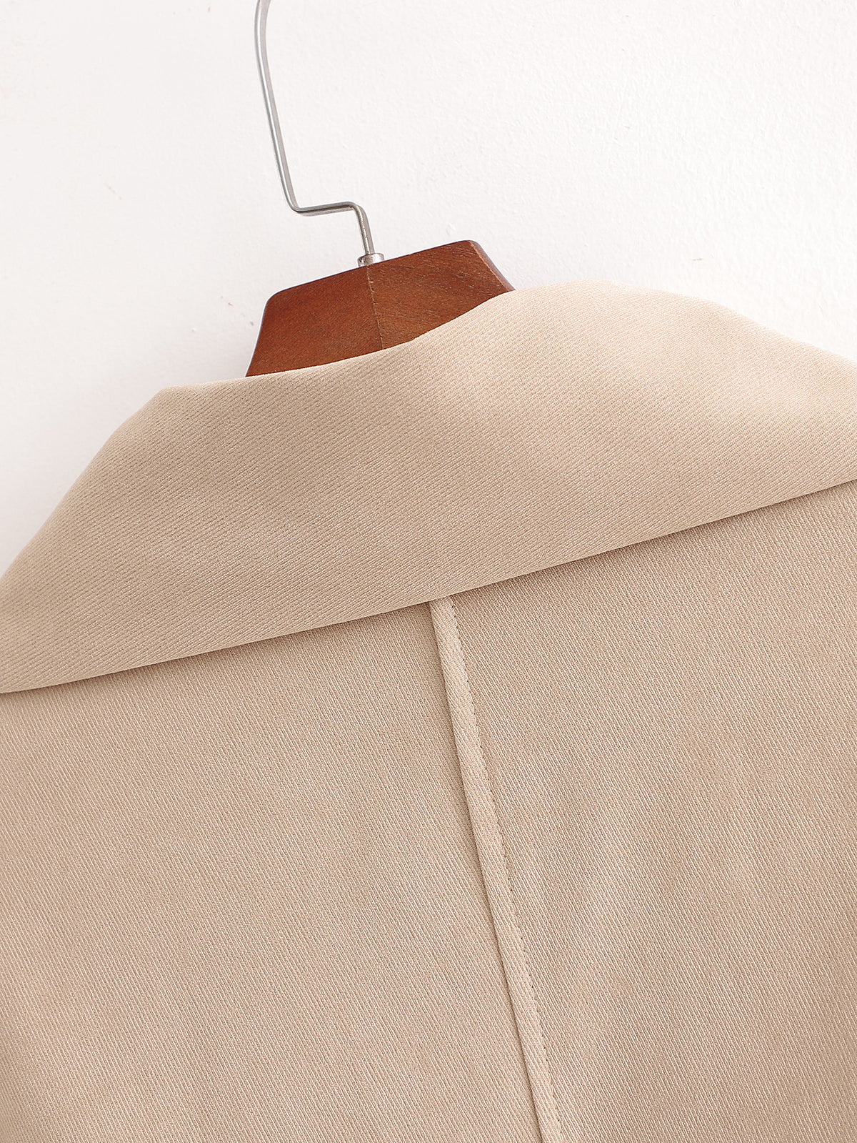 Single-breasted V-neck Cloak Capes Outerwear