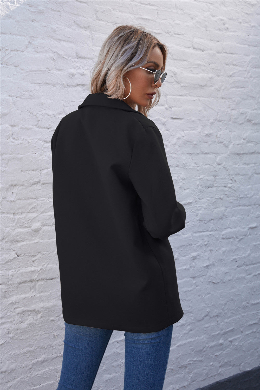 Lapel Single-breasted Lace-up Cardigans Outerwear