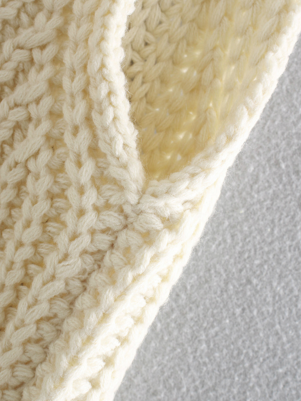 High Heap Collar Knit Vest Sweaters