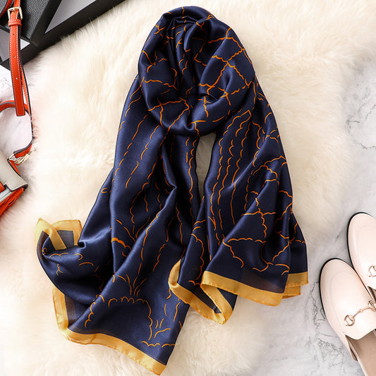 Fashion Silk Scarf Shawl Wrap for Women Ladies Girls 90x180