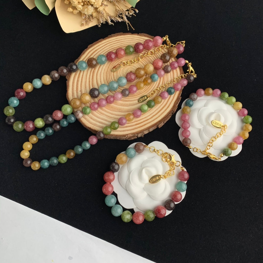 Vintage Jewelry Set Lucky Artisanal Bracelet