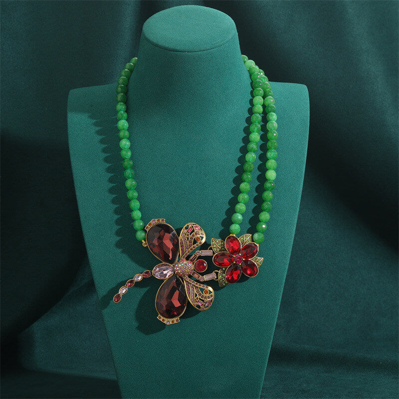 Vintage Necklace Jewelry Gold Pearl Floral Choker