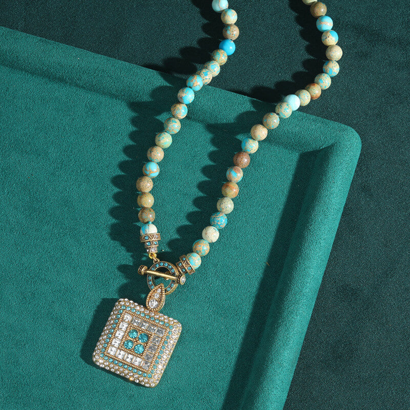 Vintage Necklace Jewelry Gold Pearl Floral Choker