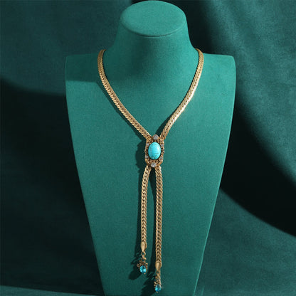 Vintage Jewelry Gold Necklace Pearl Gems Choker