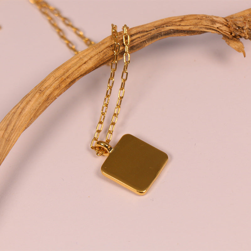 24k Gold Plated Hypoallergenic Necklace with Angel Pendant