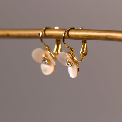 24K Gold Plated Shell Earrings