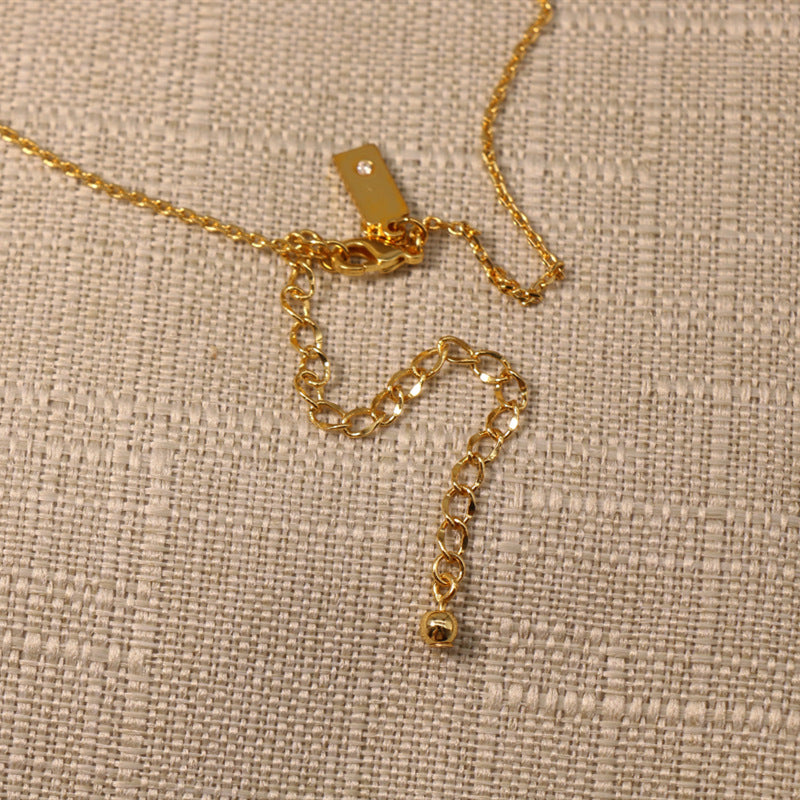 24K Solid Gold Plated Rabbit Pendant Necklace Earrings With Silver Needle