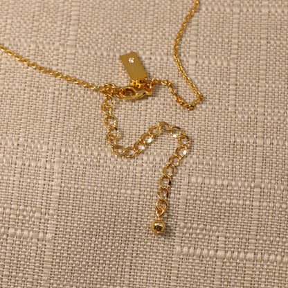 24K Solid Gold Plated Rabbit Pendant Necklace Earrings With Silver Needle