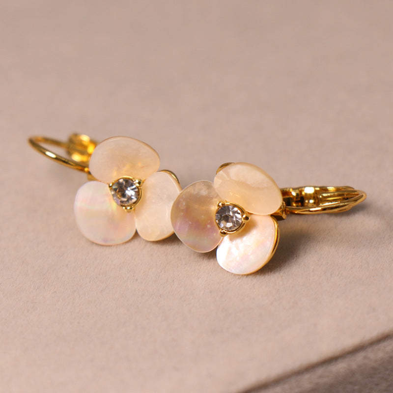 24K Gold Plated Shell Earrings