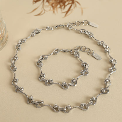 Vintage Jewelry Set Necklace Bracelet