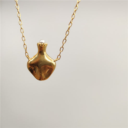 24K Gold Plated Hypoallergenic Pendant Necklace