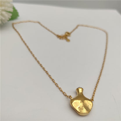24K Gold Plated Hypoallergenic Pendant Necklace