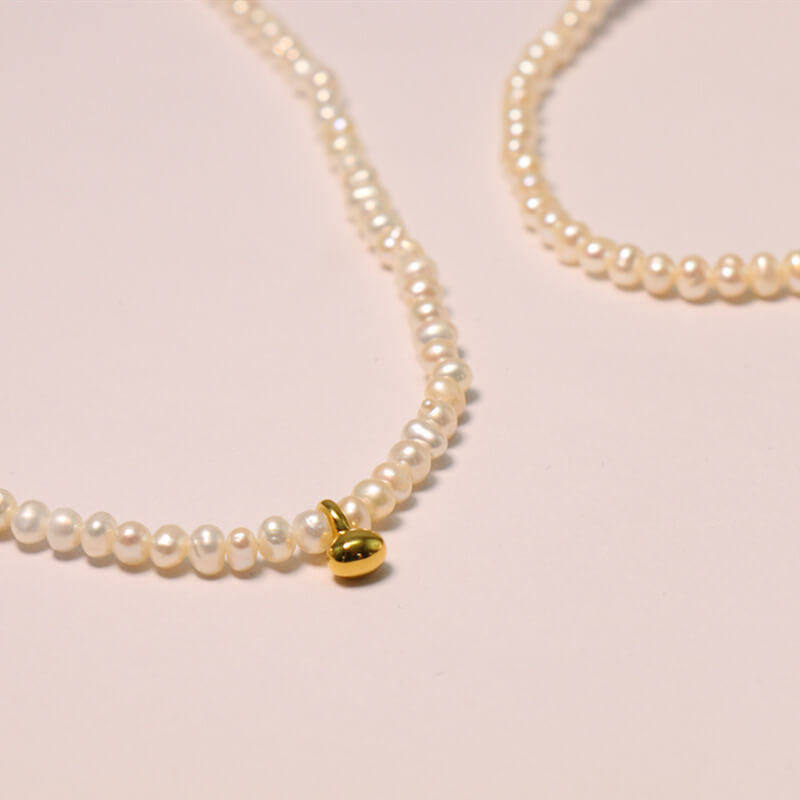 Gorgeous 24k Gold Plated Freshwater Pearls Necklace