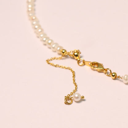 Gorgeous 24k Gold Plated Freshwater Pearls Necklace