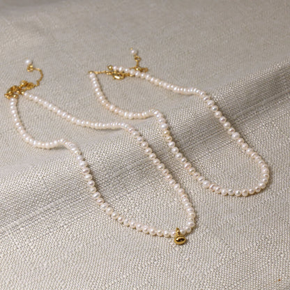 Gorgeous 24k Gold Plated Freshwater Pearls Necklace