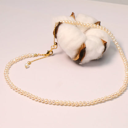 Gorgeous 24k Gold Plated Freshwater Pearls Necklace