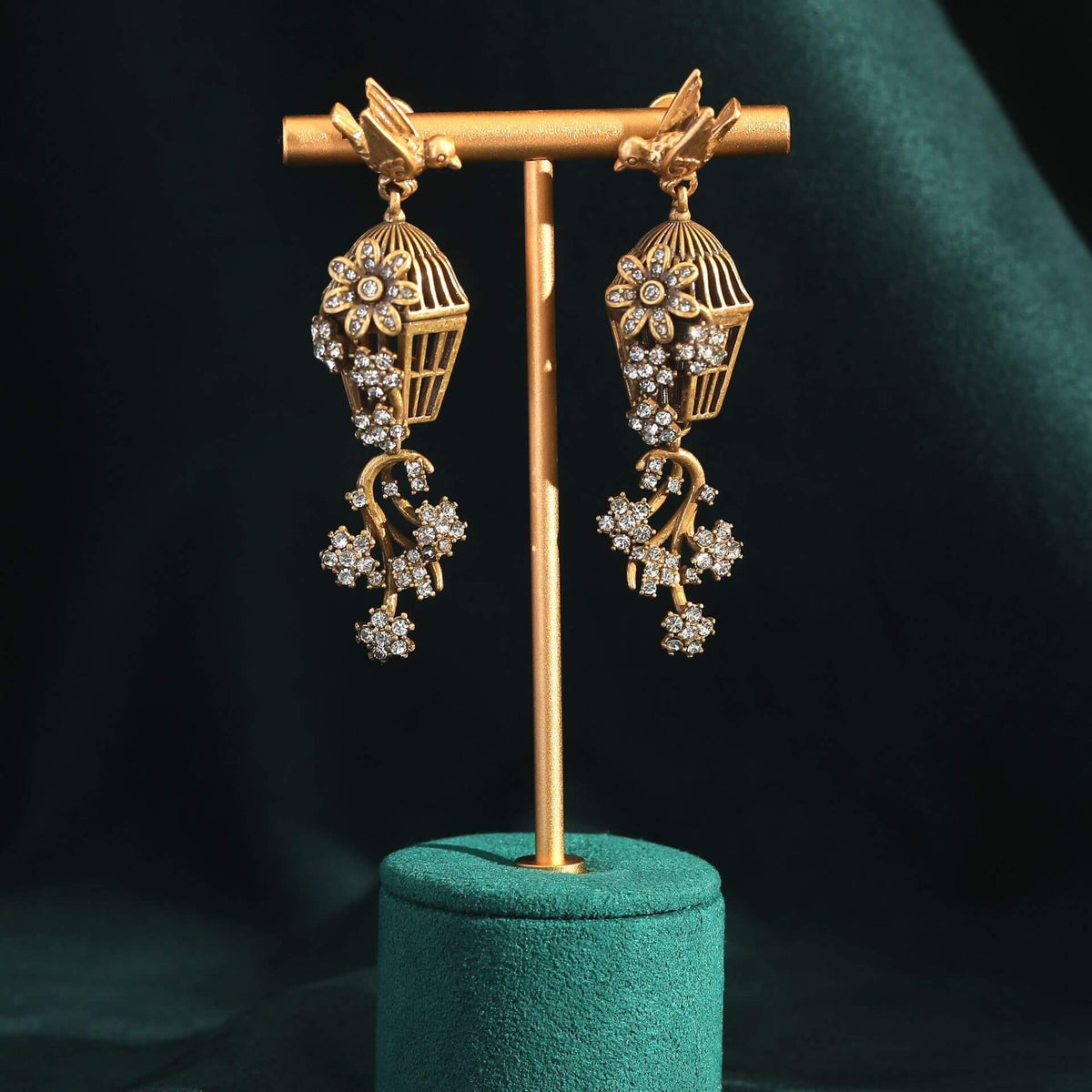 Vintage Earrings Gems Freshwater Pearl Jewelry