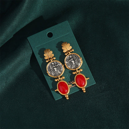 Vintage Earrings Gems Freshwater Pearl Jewelry