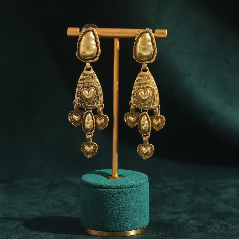 Vintage Earrings Gold Royal Freshwater Pearl Jewelry