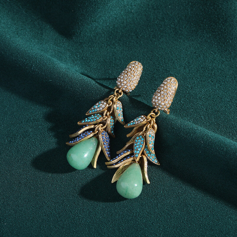 Vintage Earrings Gold Royal Freshwater Pearl Jewelry