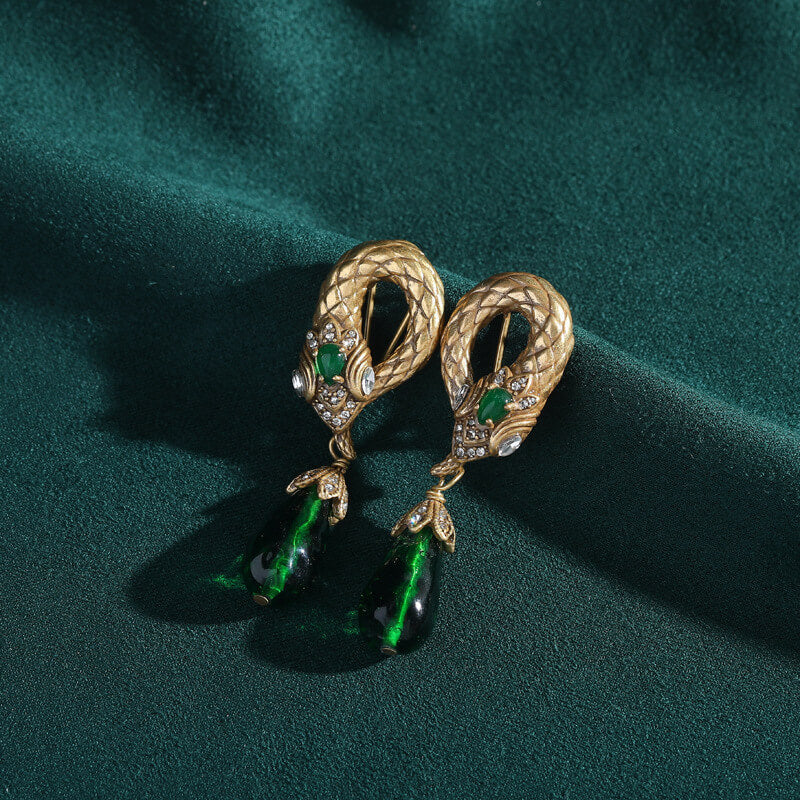 Vintage Earrings Gold Royal Freshwater Pearl Jewelry