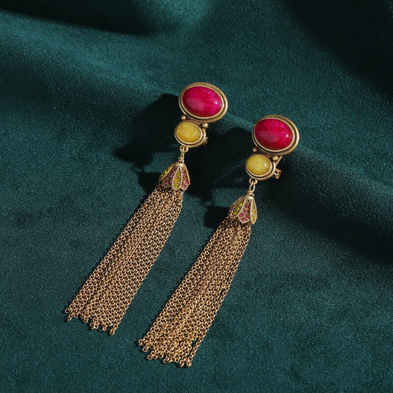 Vintage Earrings Gold Royal Freshwater Pearl Jewelry