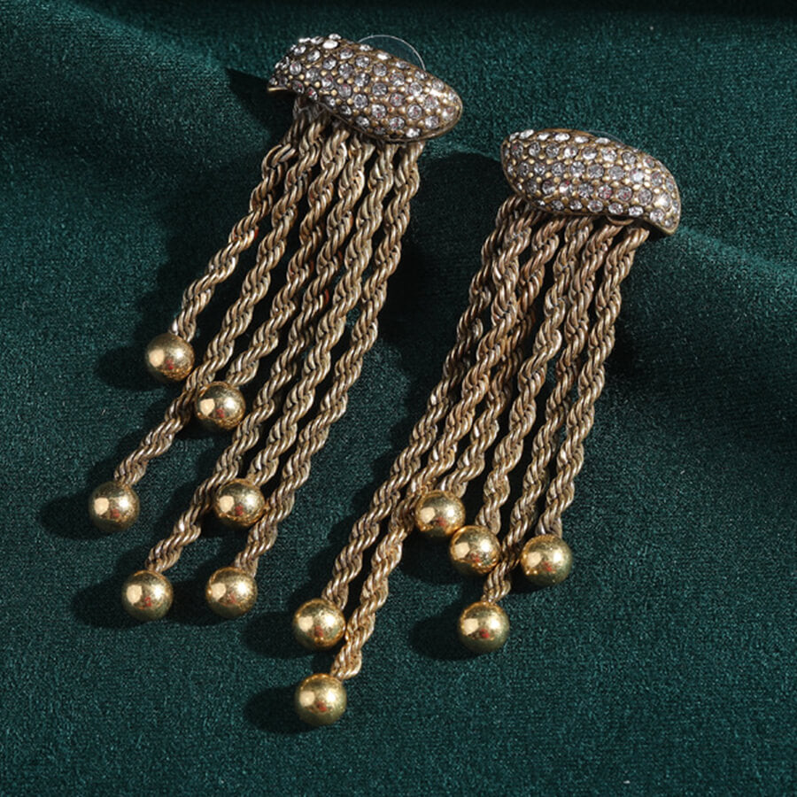 Vintage Earrings Gold Royal Freshwater Pearl Jewelry