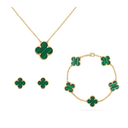 Clover Jewelry Set Mother of Pearl