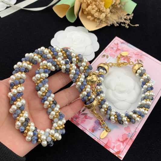 Vintage Jewelry Set Pearl Necklace