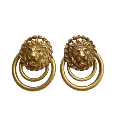 Vintage Jewelry Set Gold V Necklace