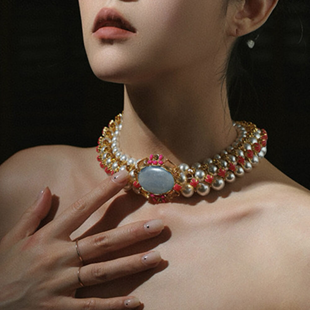 Vintage Jewelry Pearls Necklace