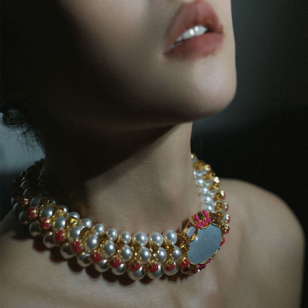 Vintage Jewelry Pearls Necklace
