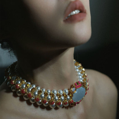 Vintage Jewelry Pearls Necklace