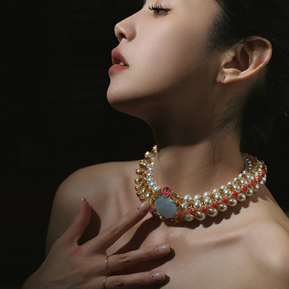 Vintage Jewelry Pearls Necklace