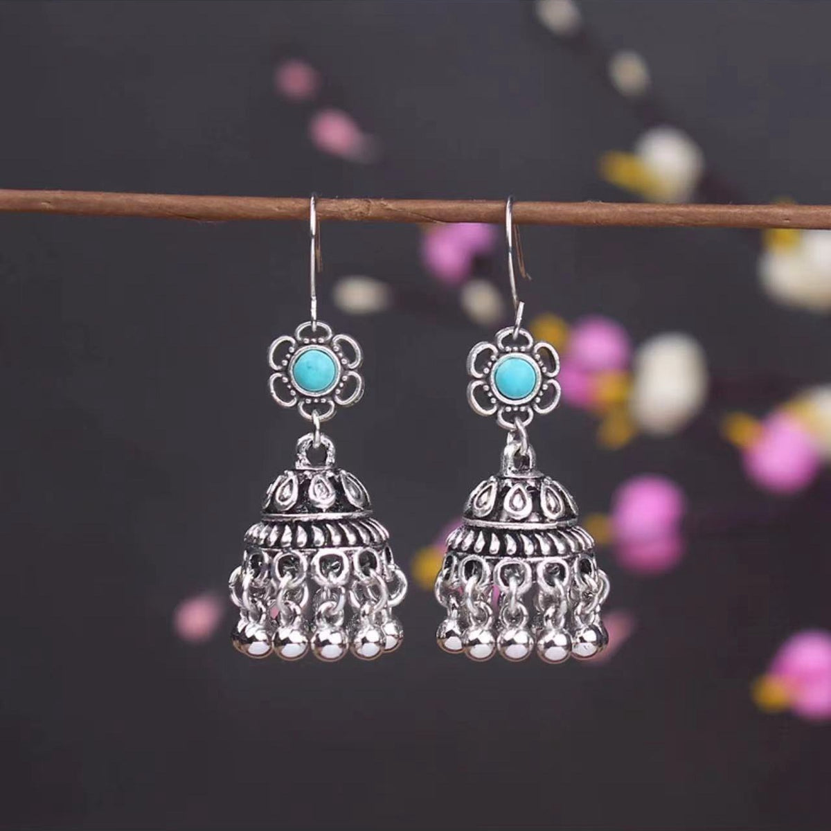 Vintage Jewelry Feather Tassel Earrings Bohemian Chandelier Earrings