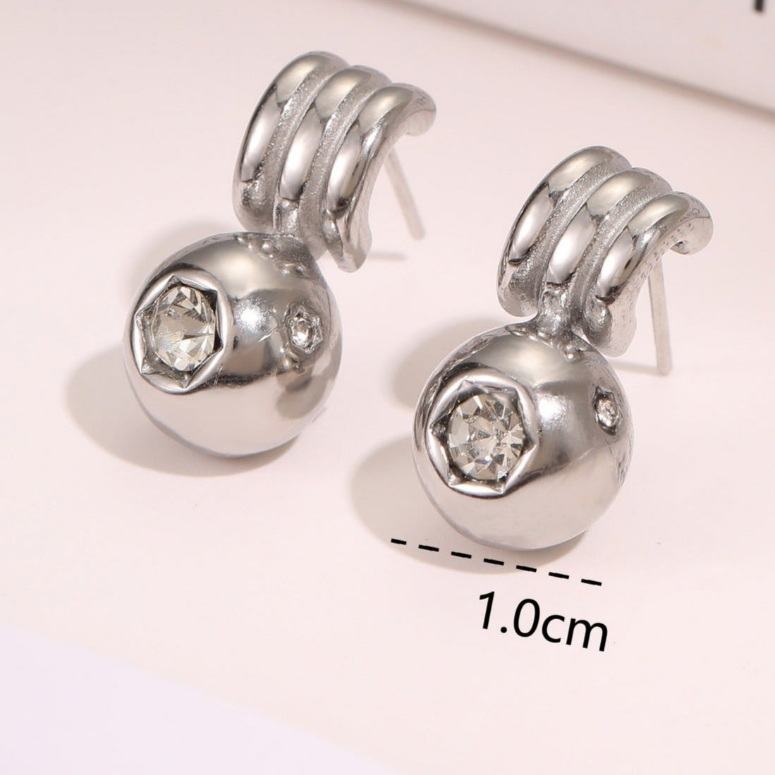 18k Gold Plated Diamond Earrings Gorgeous Zircon Jewelry