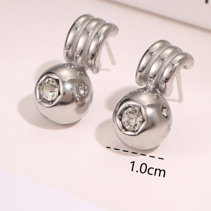 18k Gold Plated Diamond Earrings Gorgeous Zircon Jewelry