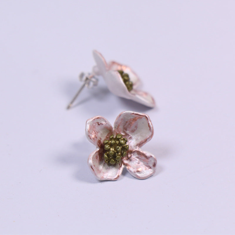 Genuine Freshwater Pearls Earrings Brooch With 24K Gold Plated