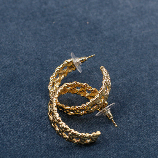24k Gold Plated Hypoallergenic Brass Gorgeous Earrings