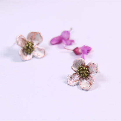 Genuine Freshwater Pearls Earrings Brooch With 24K Gold Plated