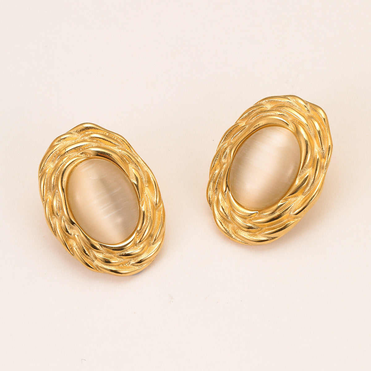 18k Gold Plated Gems Earrings Gorgeous Jewelry