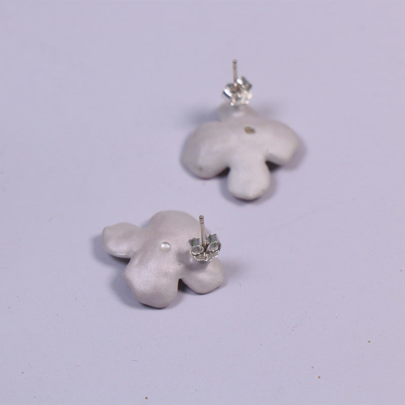Genuine Freshwater Pearls Earrings Brooch With 24K Gold Plated